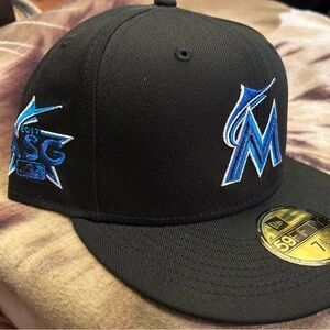 Miami Marlins New Era 59Fifty 7 1/2 Hat Club Blackberry Exclusive